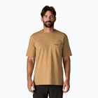 Мъжка тениска Patagonia Boardshort Logo Pocket Responsibili talon gold