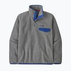 Мъжки суитшърт за трекинг Patagonia LW Synch Snap-T P / O nickel w / clement blue