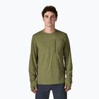 Мъжка блуза с дълъг ръкав Patagonia Capilene Cool Sun caper green/buckhorn green x-dye