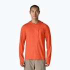 Мъжки суитшърт Patagonia Capilene Cool Sun Hoody coal orange/light coal orange x-dye