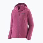 Дамско софтшел яке Patagonia R1 CrossStrata Hoody faded magenta
