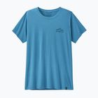 Дамска тениска Patagonia Capilene Cool Daily - Cloud Crag shore blue/light shore blue x-dye