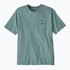 Мъжка тениска Patagonia Boardshort Logo Pocket Responsibili blue sage