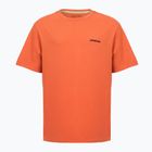 Мъжка тениска Patagonia P-6 Logo coal orange