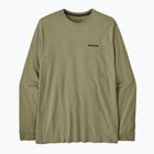 Мъжка блуза с дълъг ръкав Patagonia P-6 Logo Responsibili p-6 outline/gumtree green