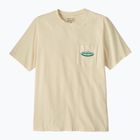 Мъжка тениска Patagonia Midweight '95 Oval Logo Pocket Tee undyed natural