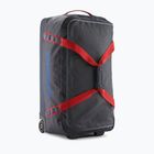 Пътна чанта Patagonia Black Hole Wheeled Duffel 70 l smolder blue/amanita red
