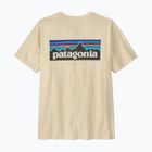 Мъжка тениска Patagonia P-6 Logo undyed natural