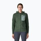 Дамски поларен суитшърт Patagonia R1 Air Full-Zip Hoody canopy green