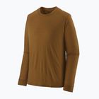 Мъжка трекинг блуза с дълъг ръкав Patagonia Cap Cool Merino Blend LS wolf brown