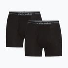Мъжки термобоксерки Icebreaker Merino 150 Anatomica Boxers wFly 2 Pack black