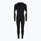 Мъжки термоактивен гащеризон icebreaker Merino 200 Oasis+ черен/неоцветен/cb