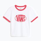 Дамска тениска Vans Center Chest Ringer Tee white