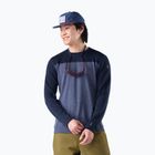 Мъжки термоактивен суитшърт Smartwool Classic Thermal Merino Base Layer Colorblock Crew Boxed deep navy/nightfall