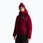 Дамско скиорско яке The North Face Powstar burgundy crush