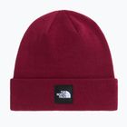 Зимна шапка The North Face Dock Worker Recycled Beanie burgundy crush