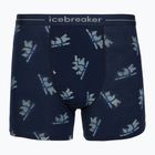 Мъжки термобоксерки Icebreaker Merino 150 Anatomica BearTour AOP Boxers midnight navy