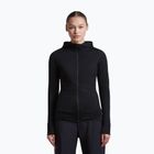 Дамски суитшърт за трекинг Icebreaker Merino 200 Realfleece Descender Half Zip Hoodie black
