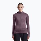 Дамски суитшърт за трекинг Icebreaker Merino 200 Realfleece Descender Half Zip Hoodie grey plum