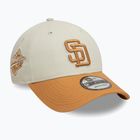 New Era WS Patch 9Forty Сан Диего Падрес бейзболна шапка светло бежова
