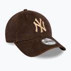 New Era Двуцветна корда 9Forty New York Yankees бейзболна шапка тъмно кафява