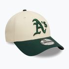 New Era Colourblock 9Forty Оукланд Атлетикс бейзболна шапка светло бежова