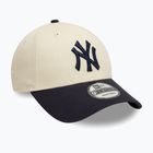 New Era Colourblock 9Forty New York Yankees бейзболна шапка светло бежова