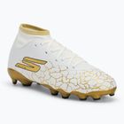 Детски футболни обувки SKECHERS Skx 1.5 Youth High Jr FG white/gold