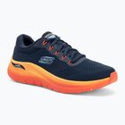 Мъжки обувки SKECHERS Arch Fit 2.0 navy leather/multi trim