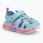 Детски сандали SKECHERS Play Scene Splash Cute Crew тюркоаз/лавандула