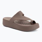 Дамски джапанки Crocs Getaway Platform Toe Loop truffle