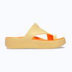 Дамски джапанки Crocs Getaway Platform Toe Loop golden hour