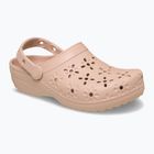 Джапанки Crocs Classic Floral Cutout Clog pink caramel