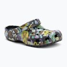 Чехли Crocs Classic Painted Floral black sand