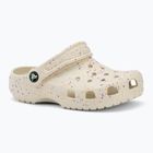 Детски чехли Crocs Classic Glow Paint Splatter summit white/multi