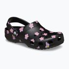 Детски чехли Crocs Classic Flower black