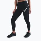 Дамски клин за бягане Nike Tempo Swoosh Run High-Waisted 7/8 black/white