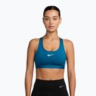 Спортен сутиен Nike Swoosh Medium Support green abyss/white