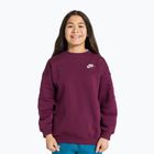 Детски суитшърт Nike Sportswear Club Fleece burgundy/white