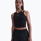 Дамски топ за тренировка Nike One Fitted Dri-Fit Cropped Tank black/dark smoke grey