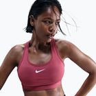 Спортен сутиен Nike Swoosh Medium Support sweet beet/white