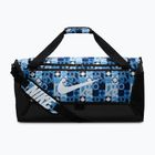Чанта за тренировки Nike Brasilia 9.5 Aop 60 l university blue/black/white