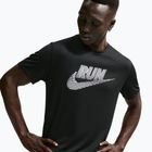 Мъжка тениска за бягане Nike Miler Dri-Fit UV black/white