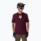 Мъжка тениска за колоездене Fox Racing Ranger Fox Head SS dark maroon