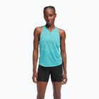 Дамска тениска за бягане HOKA Race Day Singlet cielo blue