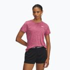 Дамска тренировъчна тениска Under Armour Tech Twist фуксия здрач/бяла