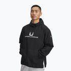 Мъжки суитшърт Under Armour Unstoppable Woven Hoodie black/white