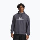 Мъжки суитшърт Under Armour Unstoppable Woven Hoodie castlerock/white