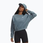 Дамски суитшърт Under Armour Rival Fleece Piped Crew jasper blue/white