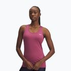 Дамска спортна тениска Under Armour HeatGear Armour Racer fuchsia dusk/white